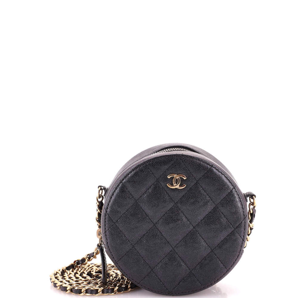 Chanel Mini Round Clutch with Chain